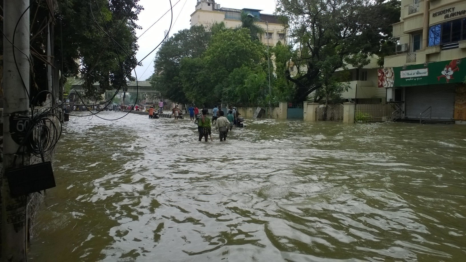 Flooding in Chennai. (Source: Wikimedia Commons)