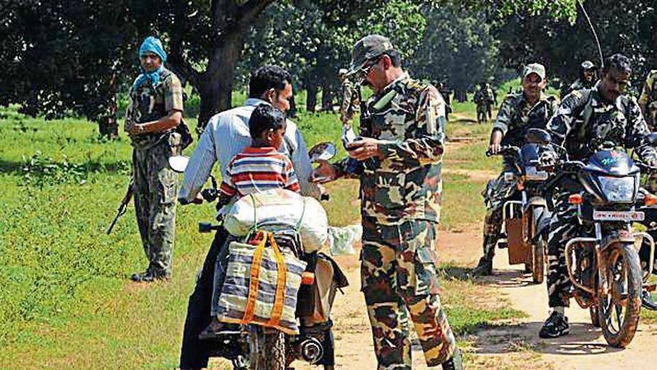 Check post at Maoist-affected district in Chhattisgarh. (Source: Facebook)