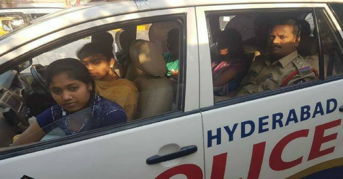 After Bus Breakdown, Hyderabad Cop Becomes Real Life Hero for 8 School Girls