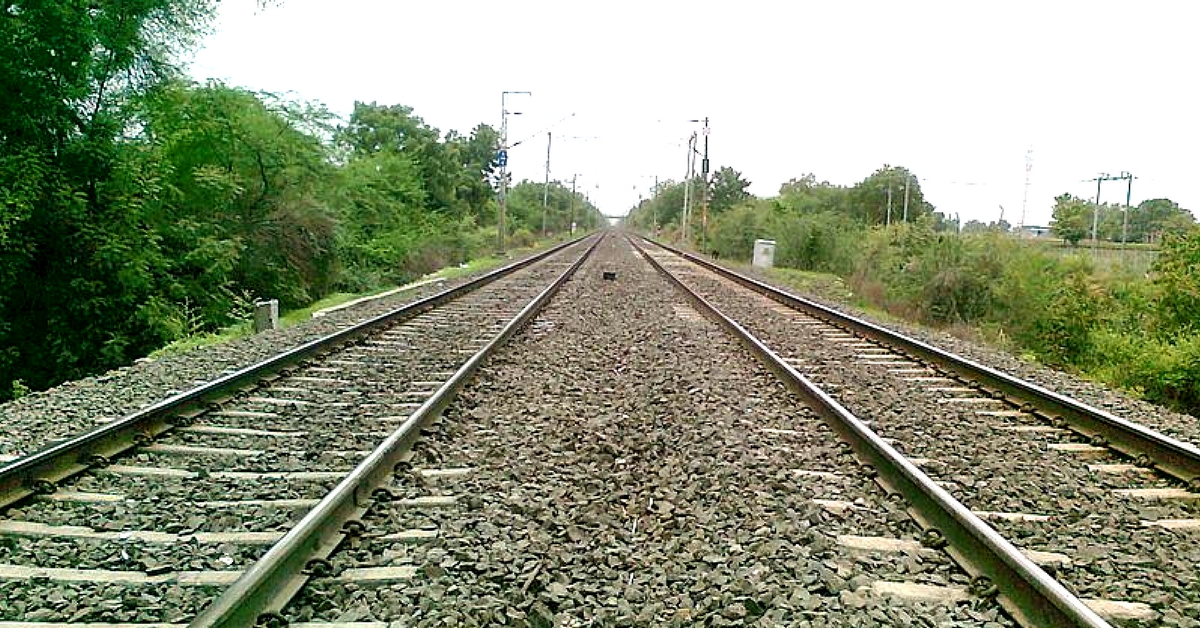 Noticing a crack in the tracks, the people realised the Rajdhani was in danger. Representational image only. Image Courtesy: Wikimedia Commons.