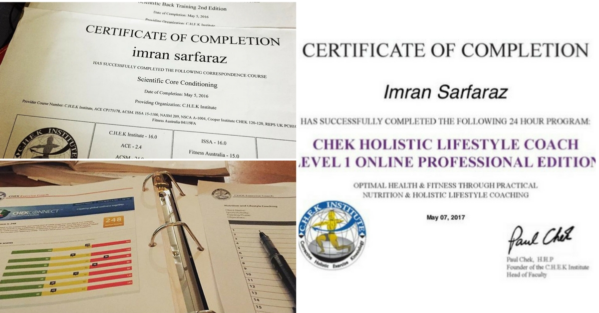 The C.H.E.K certification requires considerable effort, and is difficult to obtain. Image Courtesy: Instagram