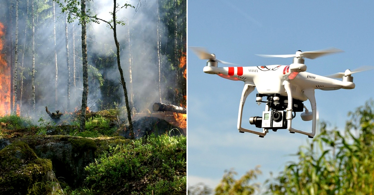 The drones can penetrate regions effectively, to aid rescue operations during a fire. Representative image only. Image Courtesy: Pixabay.