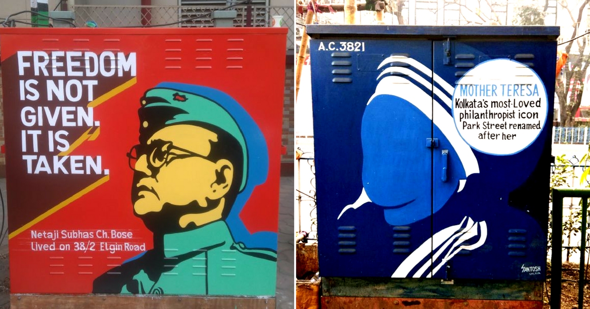 In Pics: Kolkata’s Electricity Boxes Are Turning into Art & It Looks Awesome!