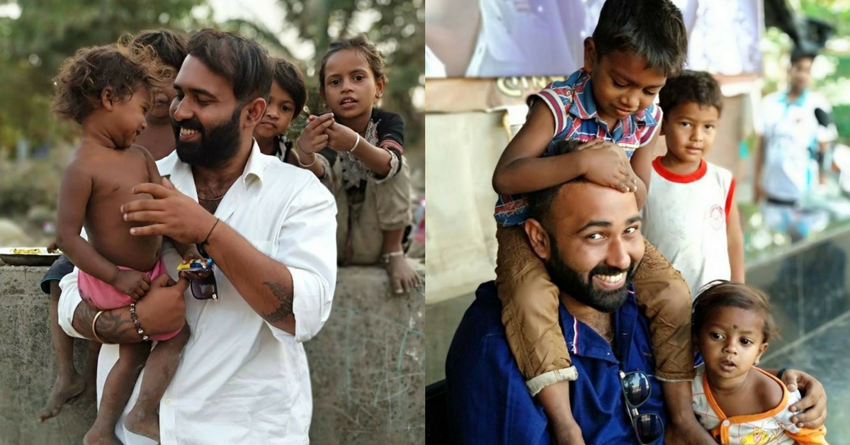 mumbaikar feeds hundreds