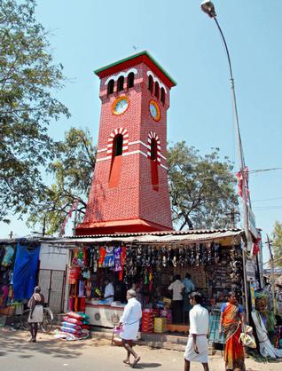 Tower clock in Trichy. (Source: Facebook)