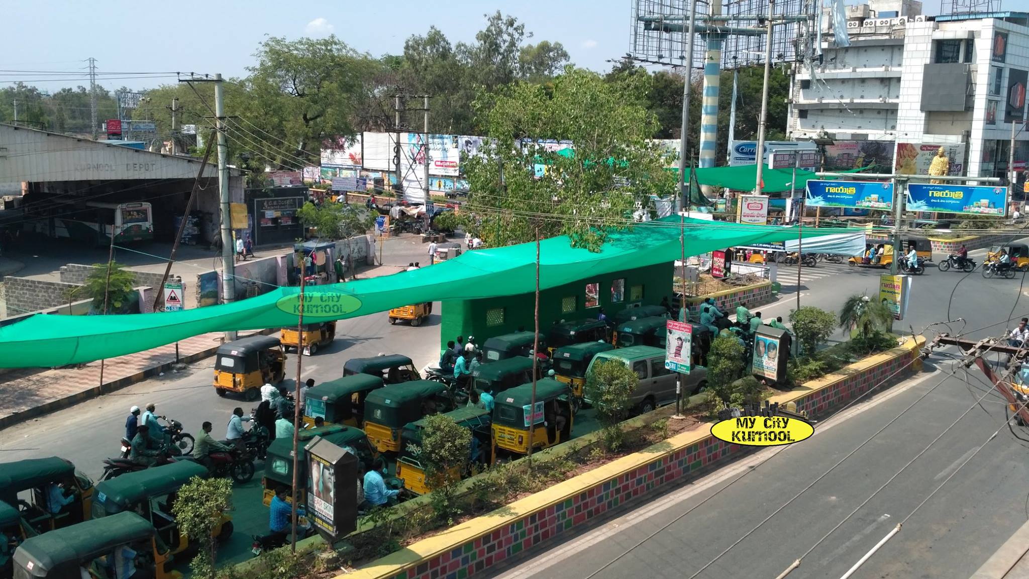 Kurnool's 'Cool' Idea — Canopies That Help Motorists Beat The Heat!