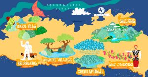These 7 Illustrated Maps Beautifully Showcase Northeast's Vibrant Culture