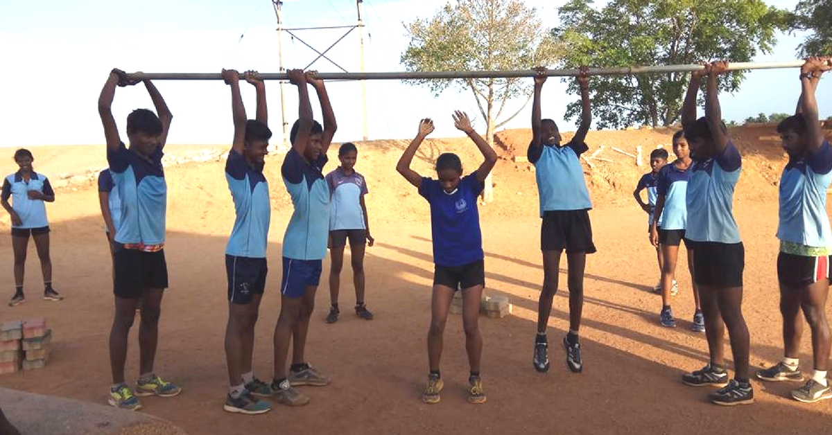 At the Kavinadu Youth Sports Club, underprivileged youth are trained in sports. Image Courtesy: Facebook.