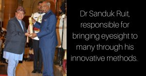 Nepali Eye Surgeon Who Reduced Cataract Surgery Cost by 90% Wins Padma Shri!