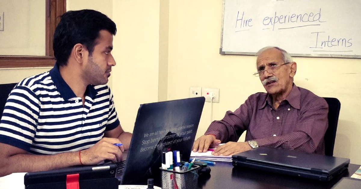 This 77-year-old Delhite runs a job portal for retired senior citizens!