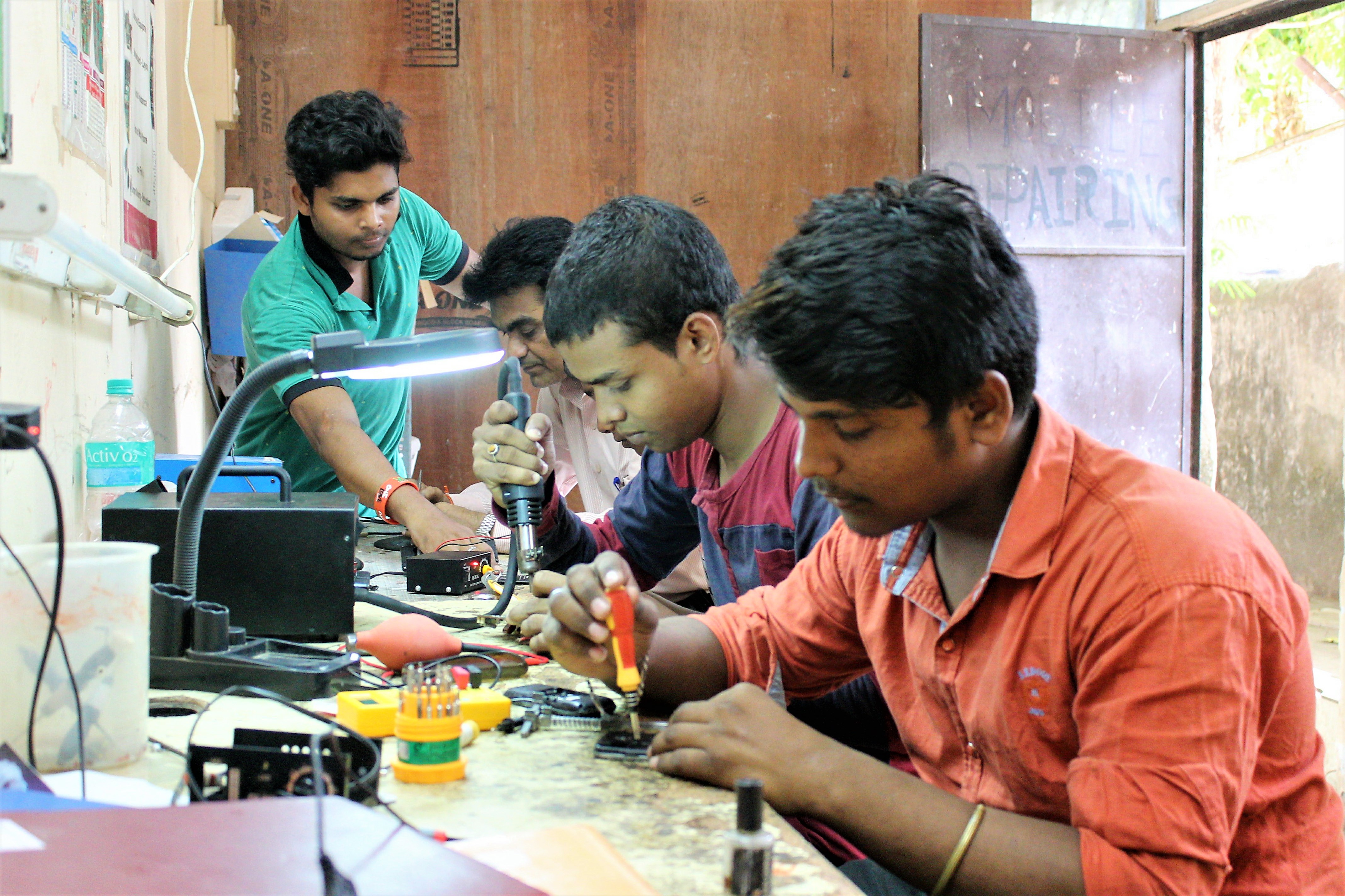 youth, wire repair, skill development