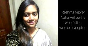 Meet Chennai's Reshma Nilofer Naha, the World's 1st Woman River Pilot!