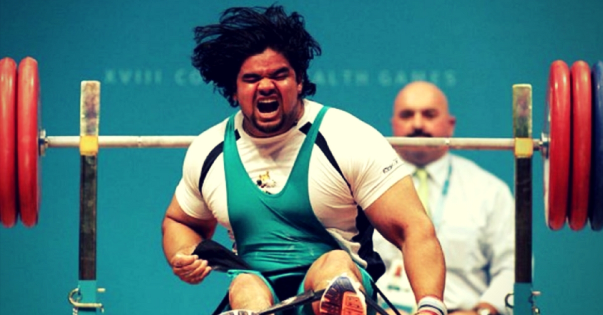 Sachin Chaudhary CWG 2018 para-powerlifter