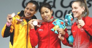 Ignored for Arjuna Award, Sanjita Chanu Stakes Claim With India's 2nd Gold at CWG 2018!
