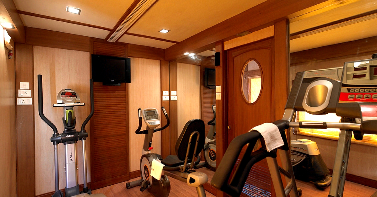 The Golden Chariot Train, has a well-equipped gymnasium! Image Courtesy: Flickr