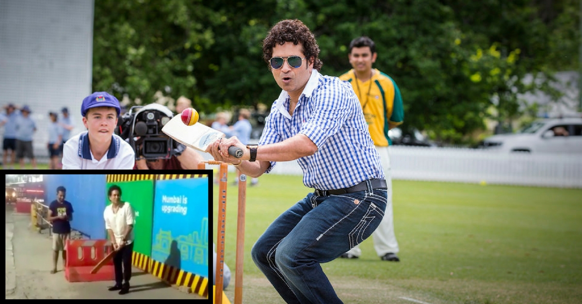 Video: Miss Seeing Sachin in Action? Watch Him Playing Gully Cricket in Mumbai!