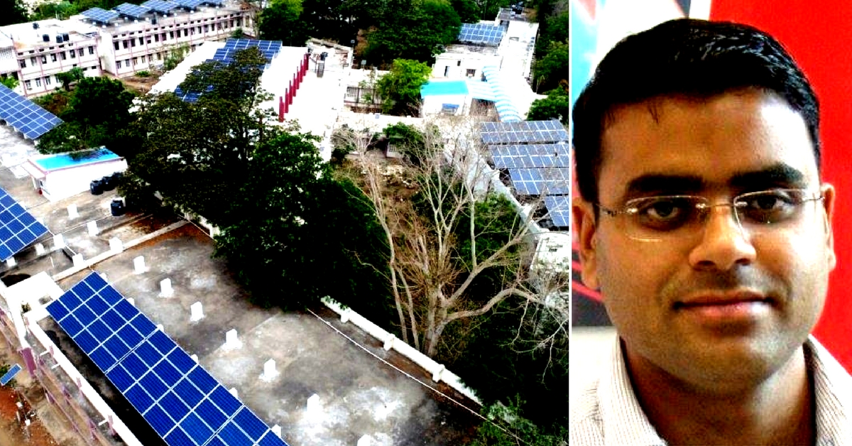 Vizianagaram is setting a great example-switching to solar power. Image Courtesy: Facebook.