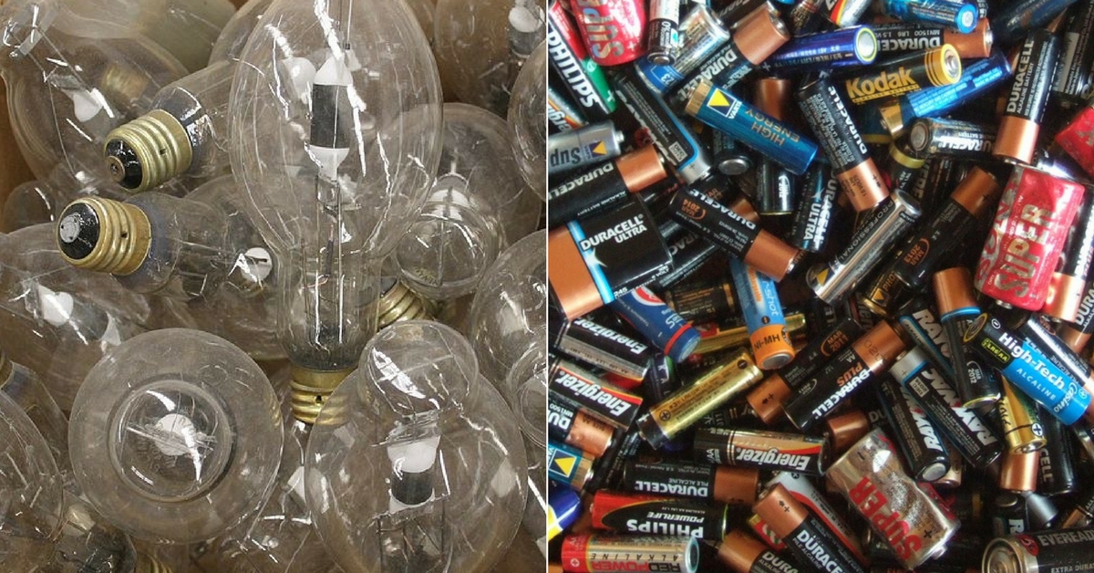 bulbs and batteries