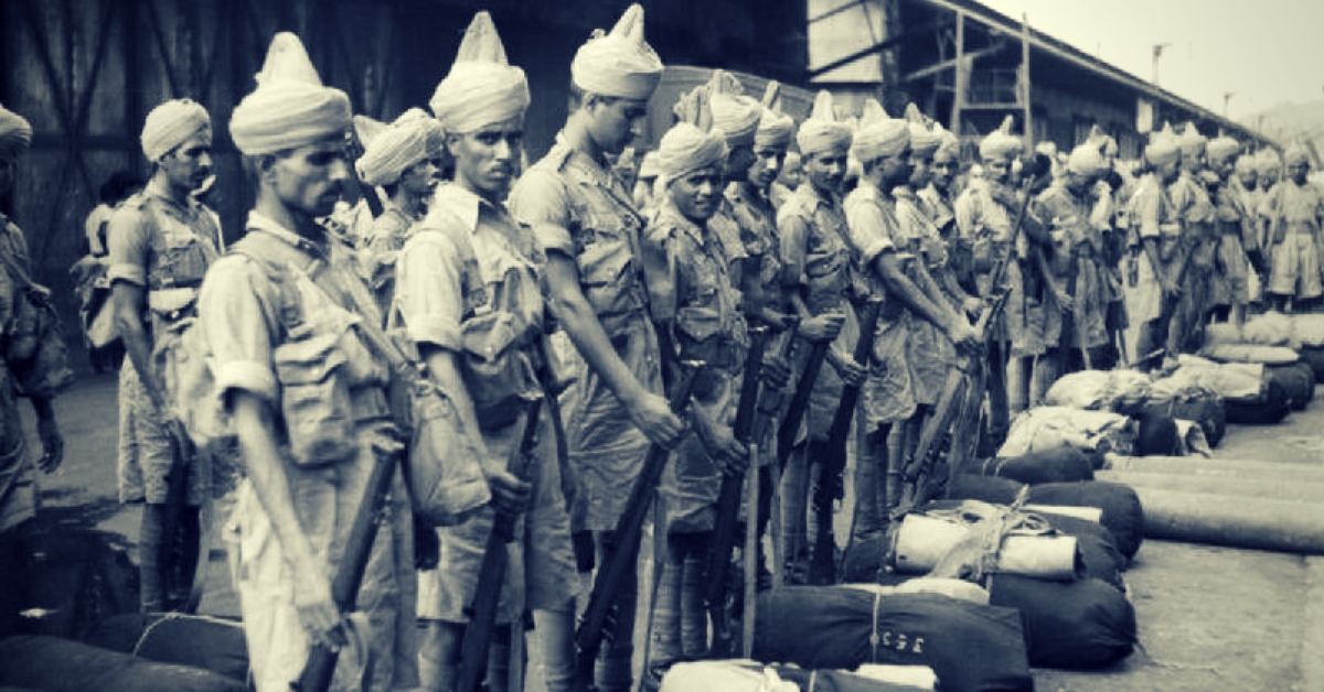 Soldiers of the British Indian Army in World War-II. For representational purposes only. (Source: Facebook)