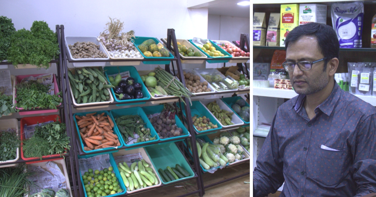 Engineer-Turned Farmer Runs a Certified Organic Mall in Pune With 11 Others!