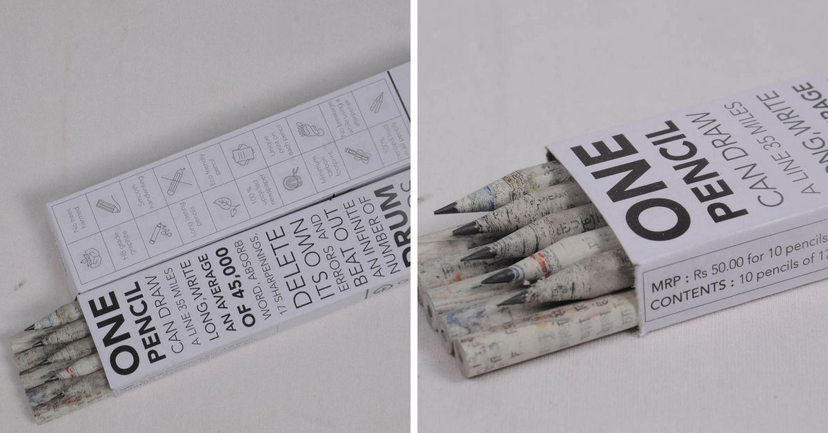 Go Grameen recycled paper pencils