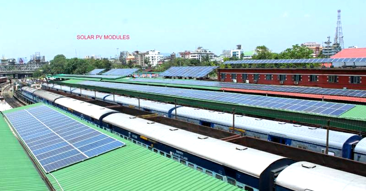 A great benchmark of solar power use, set by Guwahati's railway station. Image Credit: Facebook.