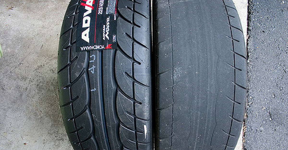 A tyre with tread, and one without. Bald tires are dangerous, and can cause accidents, especially during monsoons. Representative image only. Image Credit: Flickr