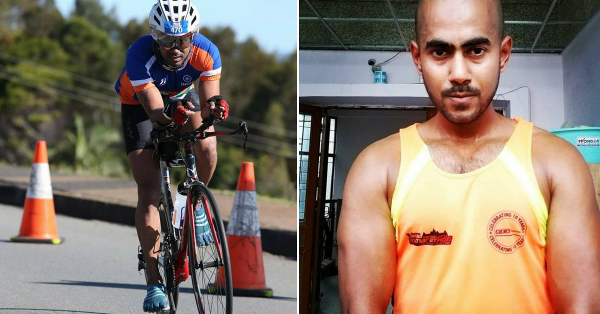 Abhishek Mishra, who quit the corporate life, to follow endurance sports. Image Credit: Abhishek Mishra