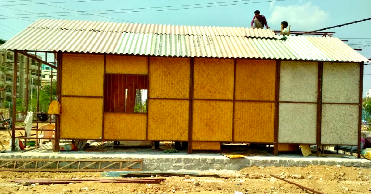 Made of Bamboo & Recycled Plastic, This Hyderabad Building Costs Just ₹8 Lakh!