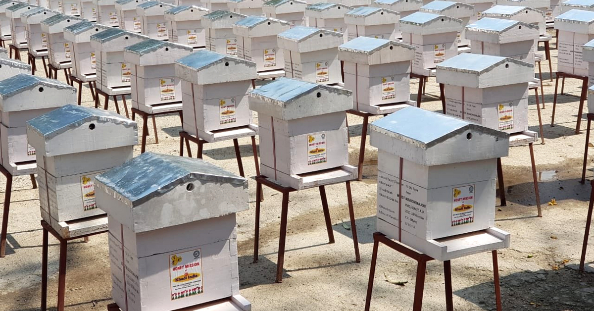 KVIC Sets ‘Honey Mission’ World Record, Gives 1000 Bee-Boxes to Kaziranga Tribals!