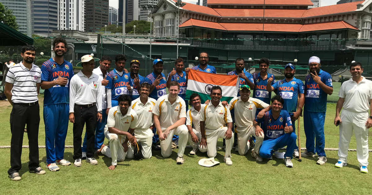 Both teams expressed joy at playing in the tournament. Image Credit: The winning shot, by Team India. Video Credit; Physically Disabled Indian Cricket Team