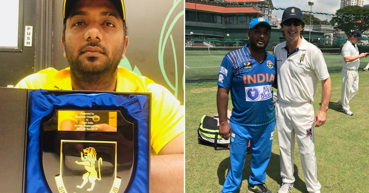 Captain of Team India, blade cricketer Suvro Joarder. Image Credit: Both teams expressed joy at playing in the tournament. Image Credit: The winning shot, by Team India. Video Credit; Physically Disabled Indian Cricket Team