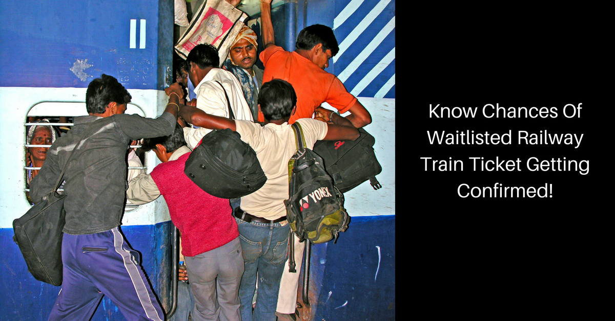 Check your chances of ticket confirmation to avoid hassles last minute, thanks to IRCTC Representative image only. Image Credit: Wikimedia Commons.