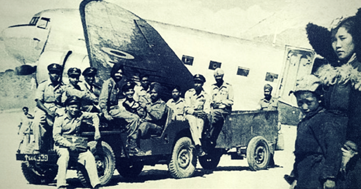 Dakota transport aircraft in Leh (Source: Facebook/Indian Air Force)