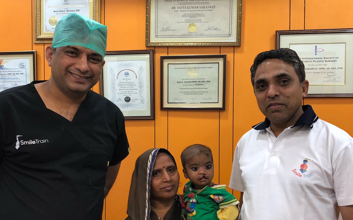 abandoned baby free cleft surgery