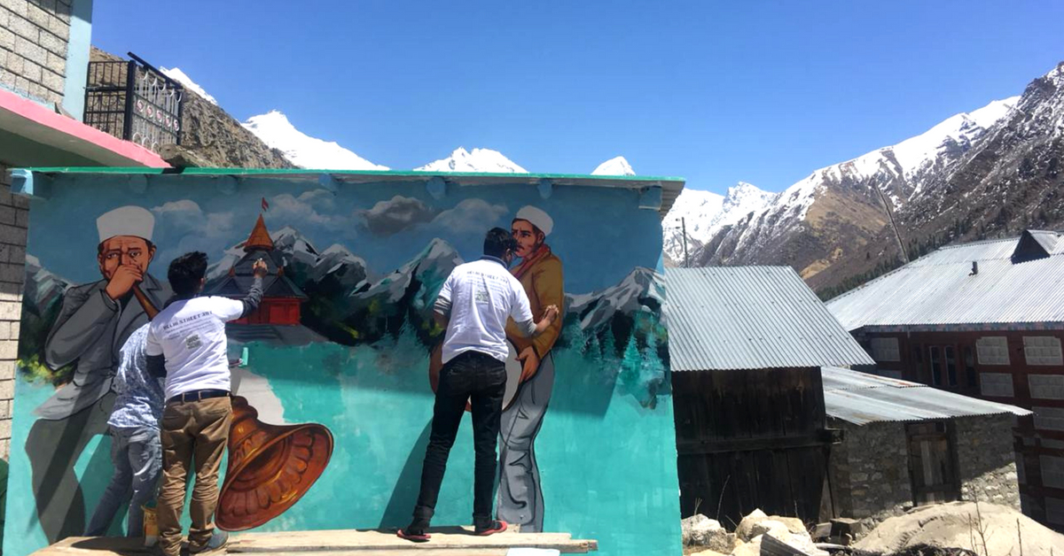 In Pics: Culture Immortalised on Walls of Last Inhabited Village Near India-China Border!