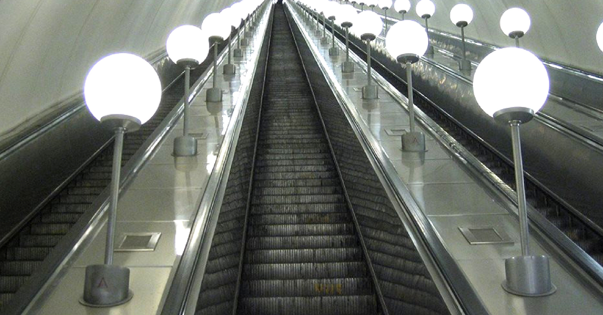 Janakpuri West Station, of the Delhi Metro, will have the country's tallest escalator. Image Credit: Metro Rail News. 