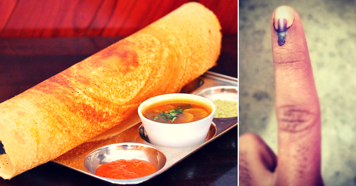 Karnataka elections free dosas coffee internet