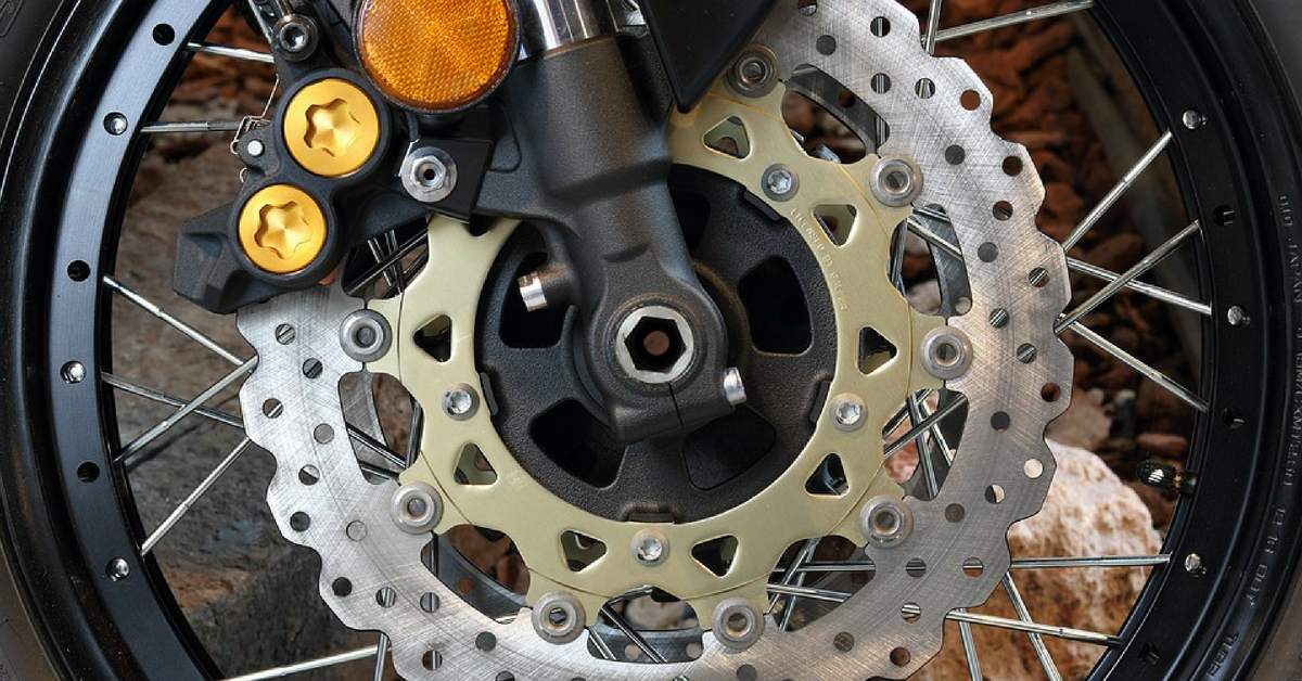 Make sure that your disc brakes are clean, and the brake pads are not worn out, especially during monsoons.Representative image only. Image Credit: Pixabay