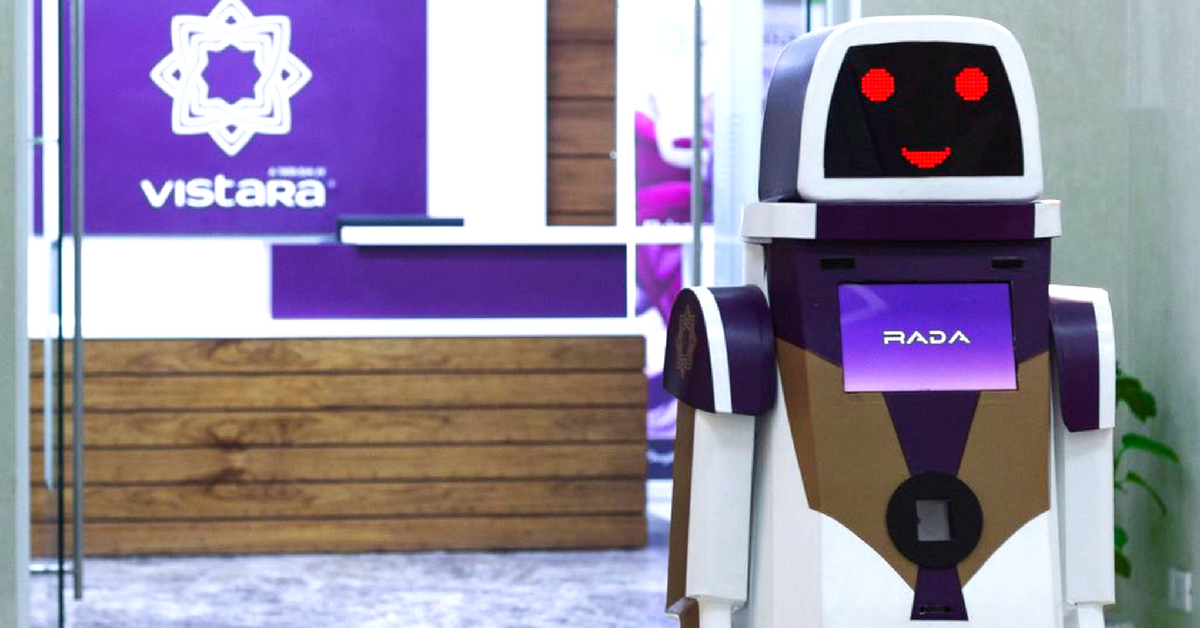 Meet ‘RADA’, the Robot Who Will Greet Fliers, Scan Boarding Passes at Delhi Airport!