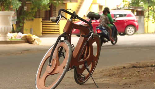 This Coimbatore Man's Wooden Cycle Is Viral for All the Right Reasons!