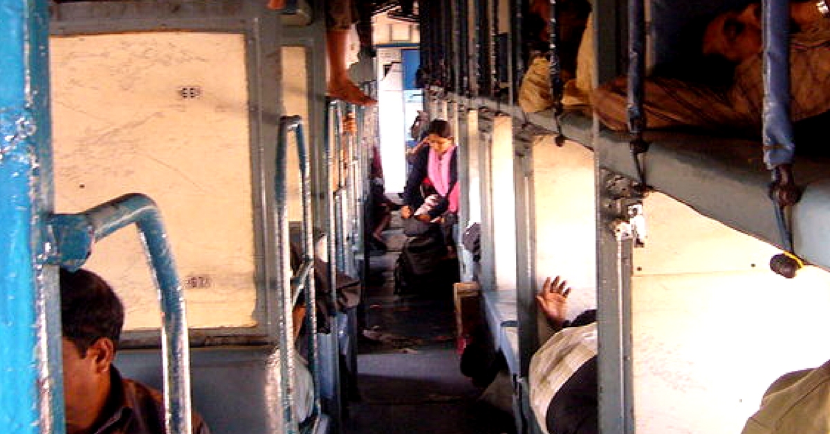 Separate coaches for women in the train's centre, should increase safety, feels the Railways. Representative image only. Image Courtesy: Wikimedia Commons.