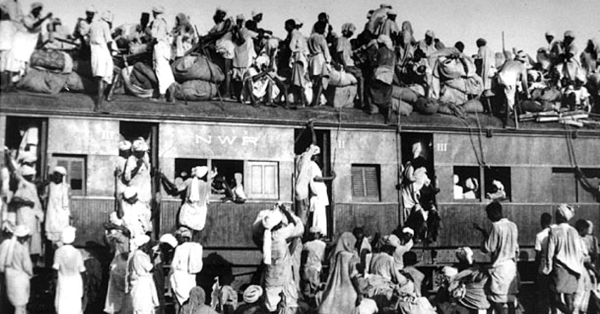 The Partition caused an uprooting and migration of countless people. Image Courtesy: Wikimedia Commons.