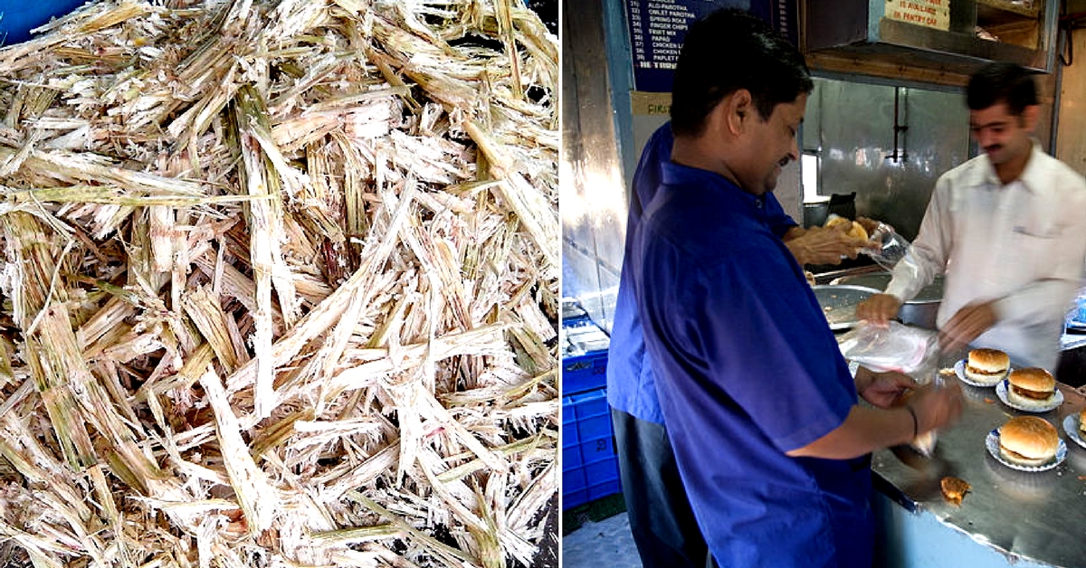 The Railways will soon be using cutlery made from 'bagasse', in premium trains. Representative image only. Image Courtesy: Wikimedia Commons.