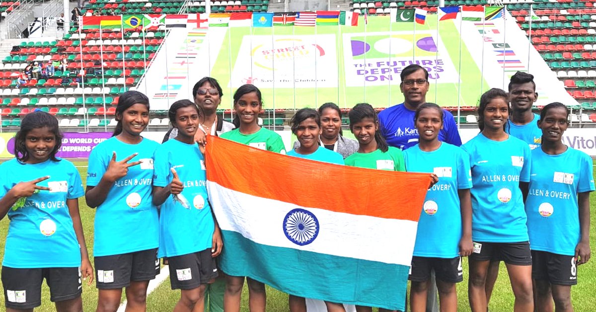 The girls from Chennai have all had a difficult past, but now, through sport, they are building a future. Image Credit:- Karunalaya