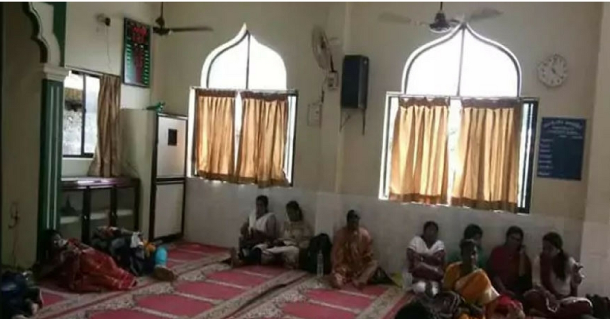 The mosque in Kerala offered shelter to the parents of those writing the NEET exam. Image Courtesy: Facebook.