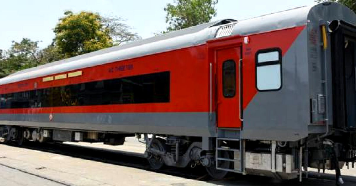The new AC Coaches of the Railways with their continuous windows. Image Credit: PIB