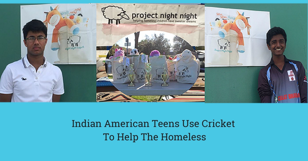 Two Indian American Teens Use Cricket TO help The Homeless