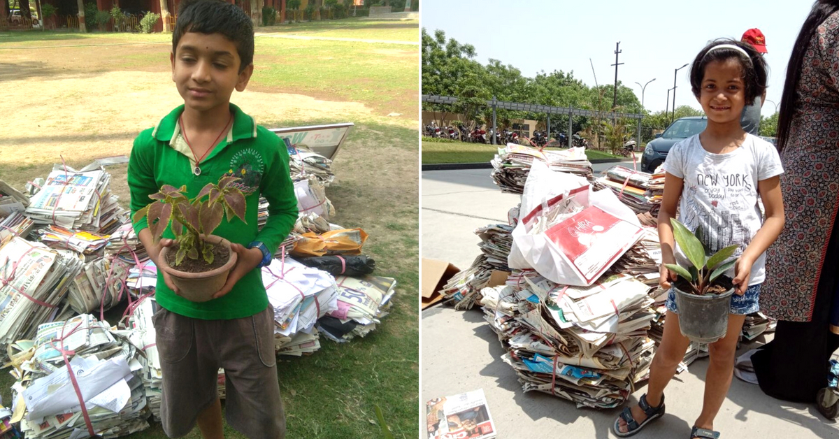 Old Newspapers Piling Up? Noida Woman Lets You Exchange It for Plants!