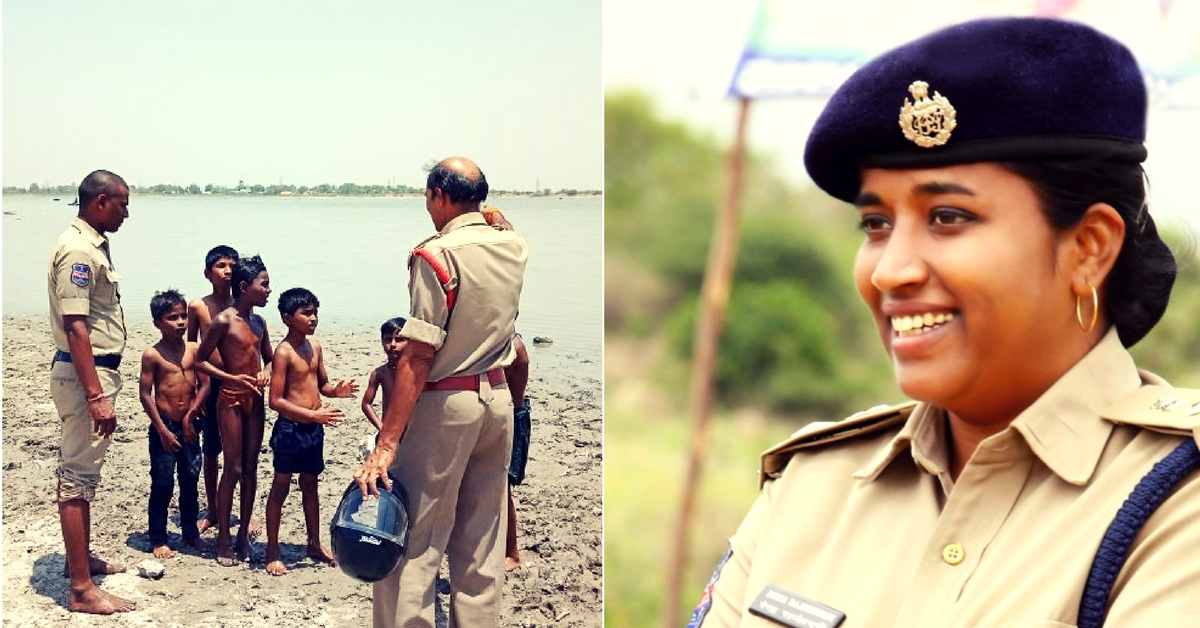 Telangana Lady IPS Officer Makes Sure Kids Don’t Drown While Beating the Heat!